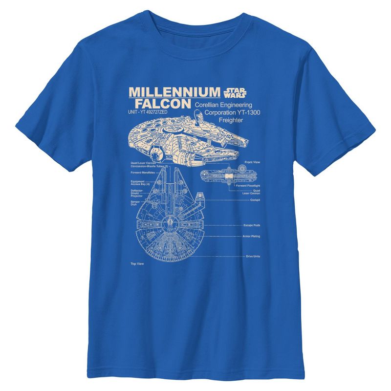 Boys Star Wars Corellian Freighter T Shirt