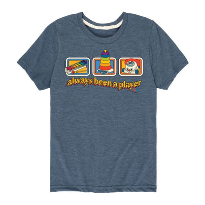 تي شيرت جرافيكي بأكمام قصيرة للأولاد من فيشر برايس - لاعب مدى الحياة