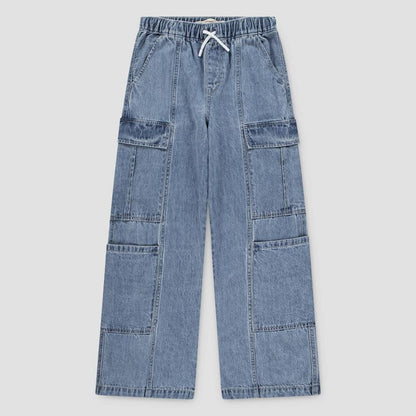 Levi's® Girls' Denim Parachute Cargo Pants - Light Wash