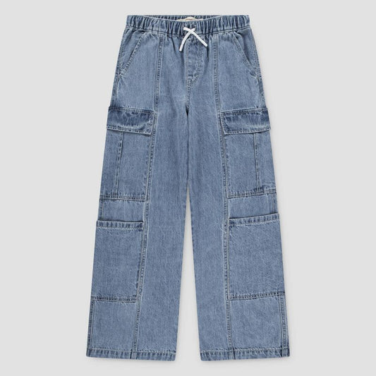 Levi's® Girls' Denim Parachute Cargo Pants - Light Wash
