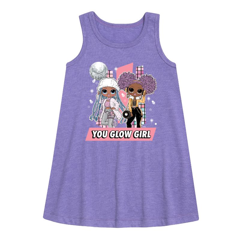 Girls' - LOL Surprise! - Winter Dolls Graphic Sleeveless Aline Dress