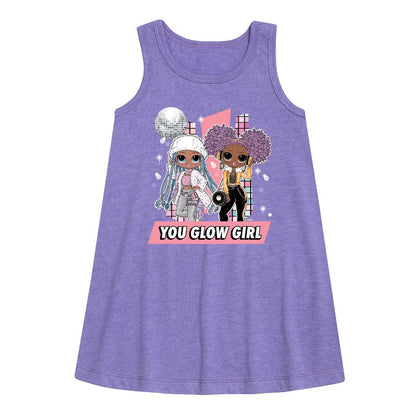 Girls' - LOL Surprise! - Winter Dolls Graphic Sleeveless Aline Dress