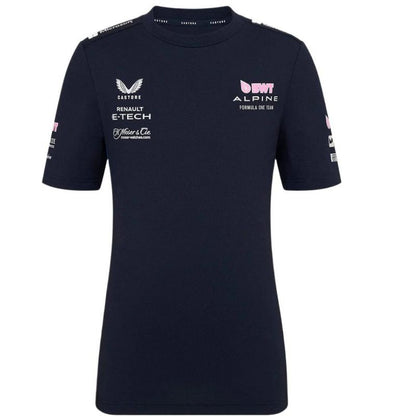 Castore Alpine Racing F1 2025 Kids Team T-Shirt