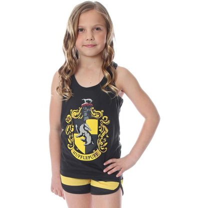 Harry Potter Girls Hogwarts House Tank and Shorts Pajama Set
