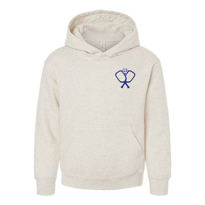 The Juniper Shop Pickleball Paddles Crossed Youth Graphic Hoodie