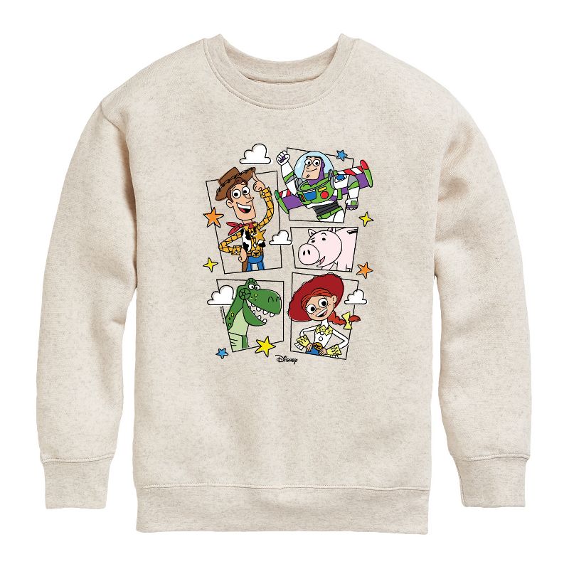 Boys' - Disney - Toying Around Graphic Long Sleeve Fleece Sweatshirt