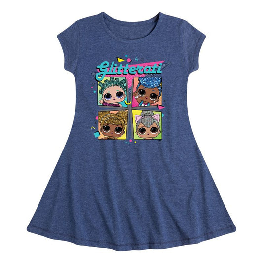 Girls' - LOL Surprise! - Glam Series Fit & Flair Cap Sleeve Dress