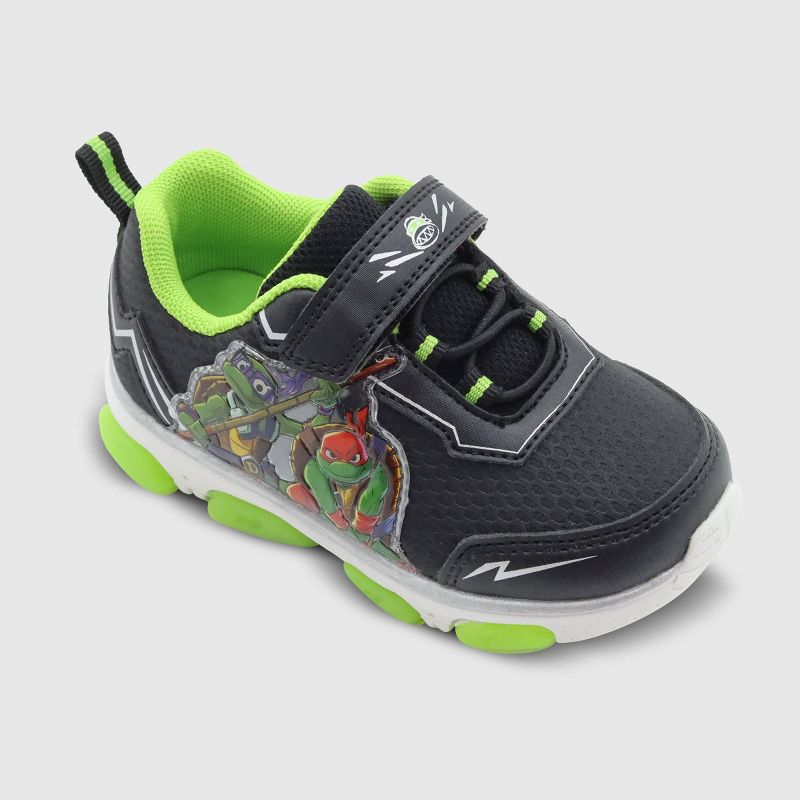 Toddler Disney TMNT Athletic Sneakers - Black