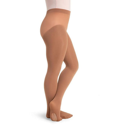 Capezio Ultra Soft Self Knit Waistband Transition Tight - Girls & Toddler