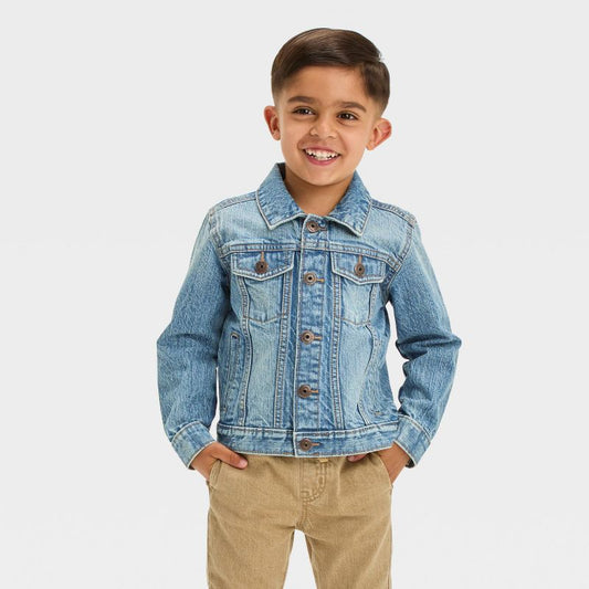 جاكيت جينز للأولاد الصغار من OshKosh B'gosh - أزرق