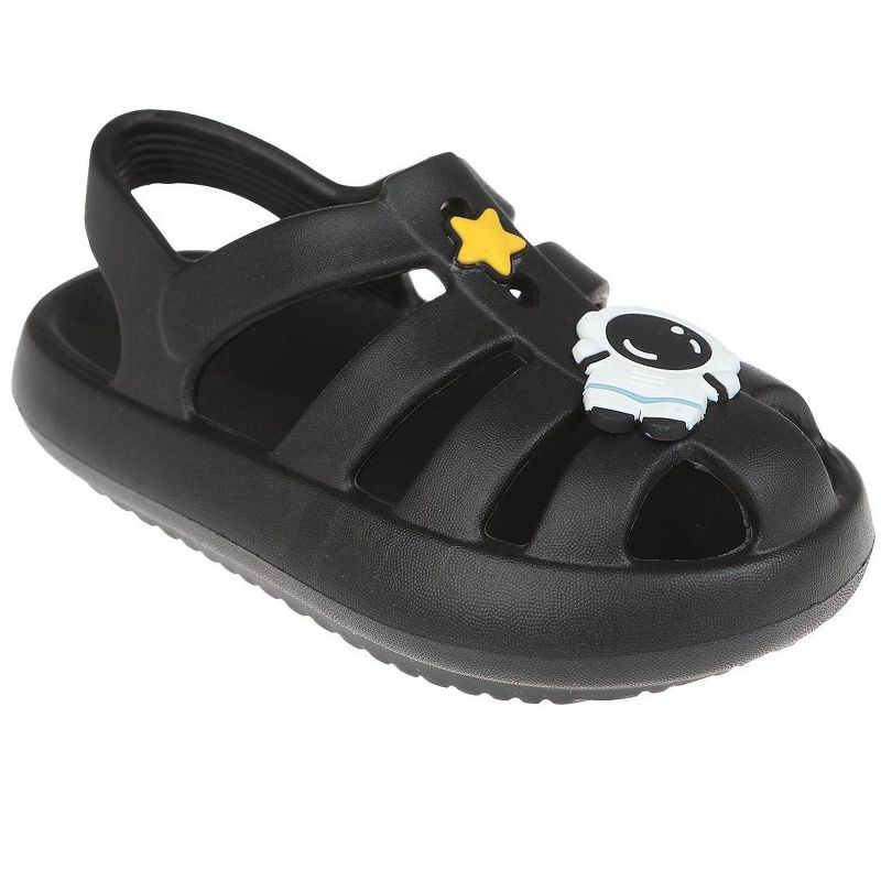 FOAMWALK Toddler Boy's EVA Comfy Cute Shark Clogs and Fisherman Sandals for Boys