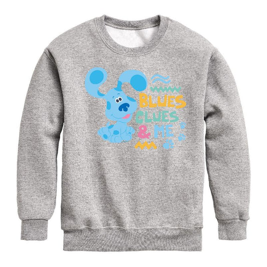 Boys' - Blue's Clues & You! - Blue's Clues & Me Graphic Long Sleeve Fleece Sweatshirt
