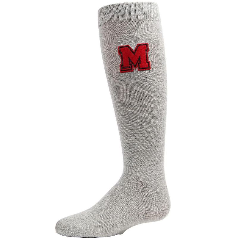 Memoi Girls' Varsity Knee-High Socks