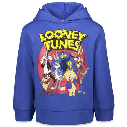 WARNER BROS Looney Tunes Marvin the Martian Bugs Bunny Fleece Pullover Hoodie Toddler to Big Kid