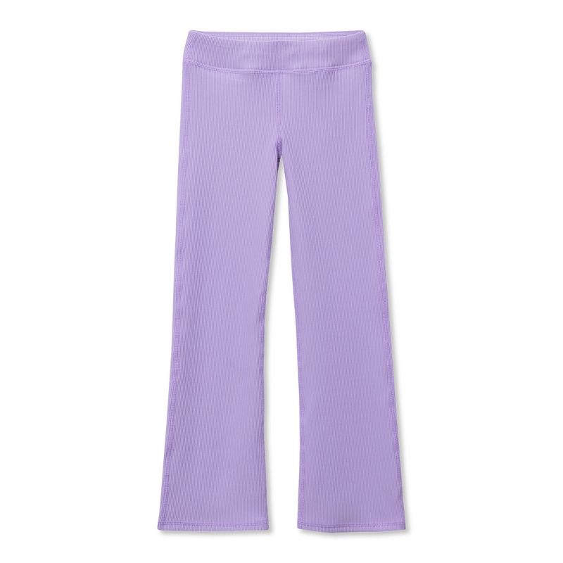 Lands' End Kids Active Flare Ribbed Leggings