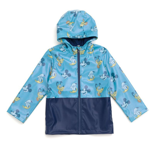 Disney Pixar Zip Up Waterproof Hooded Rain Jacket Coat Toddler