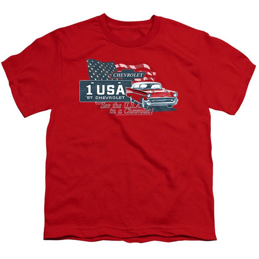Boys' Chevrolet See The Usa T-Shirt