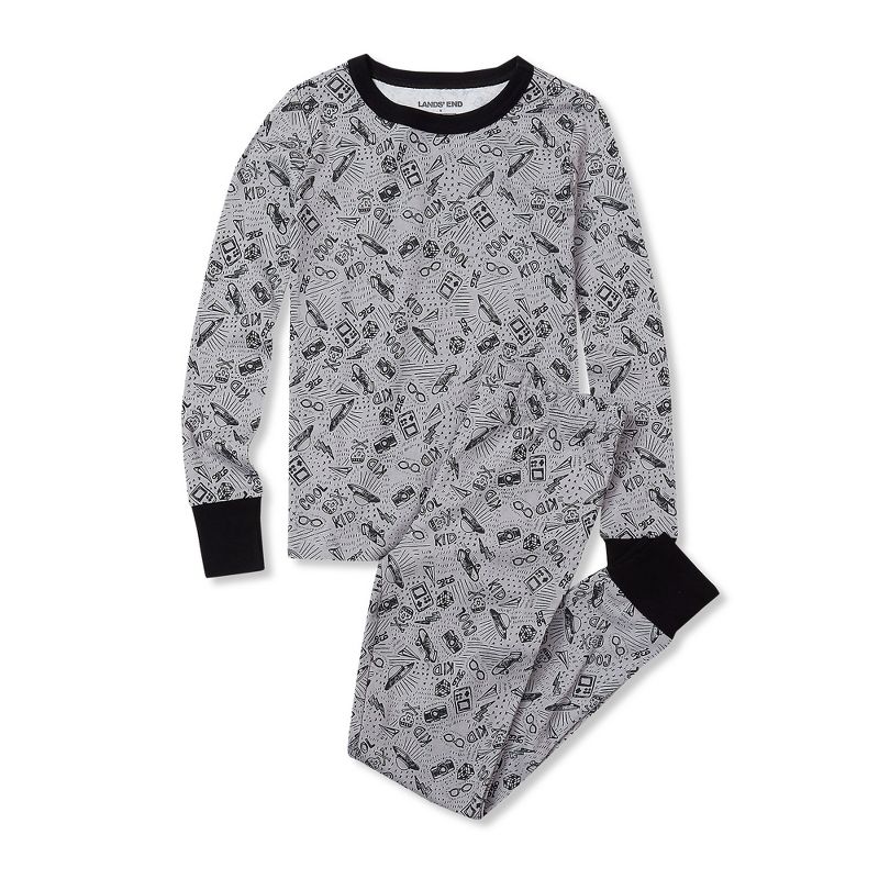 Lands' End Kids Pattern Snug Fit Pajama Set (Part 2)
