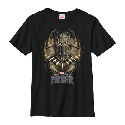 Boy's Marvel Black Panther 2018 Golden Jaguar T-Shirt