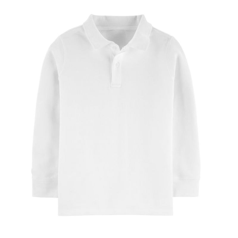 Kids Single Pack Long Sleeve Pique Polo