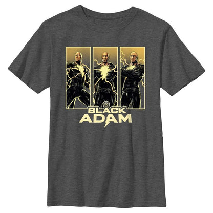 Boy's Black Adam Triple Hero Box T-Shirt