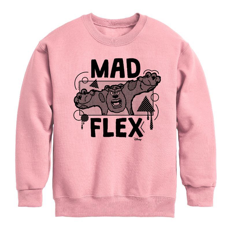 Boys' - Disney - Mad Flex Sully Graphic Long Sleeve Fleece Sweatshirt