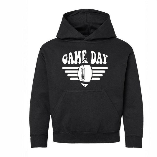 The Juniper Shop Football Game Day Stripes Youth Graphic Hoodie