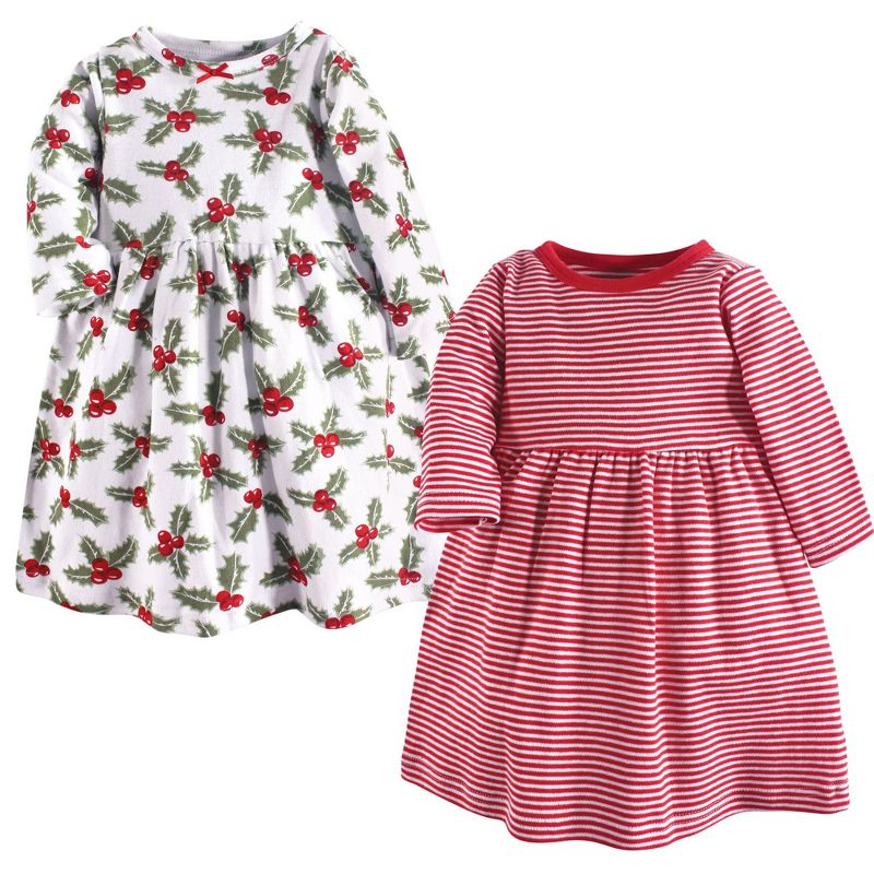 Luvable Friends Hudson Baby Long-Sleeve Dresses 2pk (Part 3)