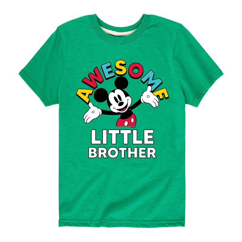 Boys' - Disney - Awesome Little Brother Short Sleeve Graphic T-Shirt