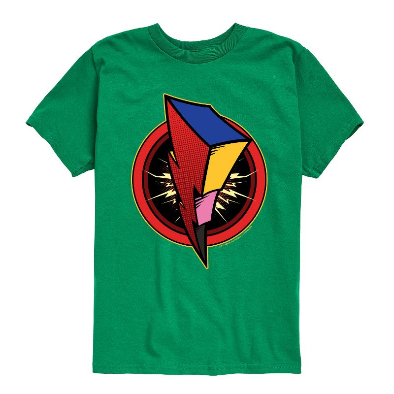 Boys' - Power Rangers - Bolt Logo Short Sleeve Graphic T-Shirt