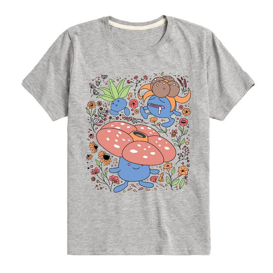 تي شيرت بوكيمون فيليبلوم العائلي بأكمام قصيرة ورسومات جرافيكية للأولاد