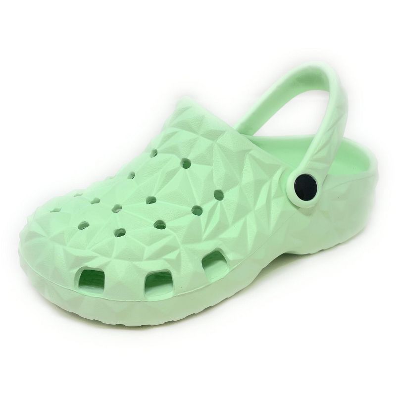 JEFFRICO Breathable Clogs for Kids Girls Garden Shoes Swim Beach Comfort Clog