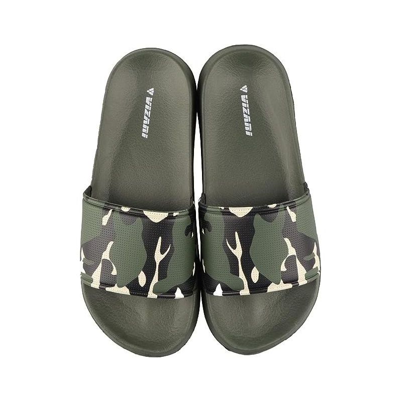 VIZARI Kids 'Camo SS' Soccer Slide Sandals For Boys and Girls