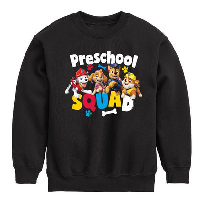Boys' - Paw Patrol - Squad Preschool Graphic Long Sleeve Fleece Sweatshirt