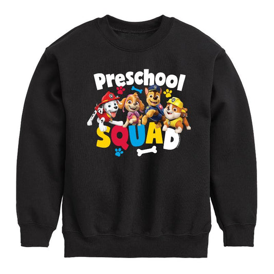 Boys' - Paw Patrol - Squad Preschool Graphic Long Sleeve Fleece Sweatshirt