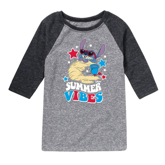 تي شيرت صيفي برسومات راجلان من ليلو وستيتش للأولاد