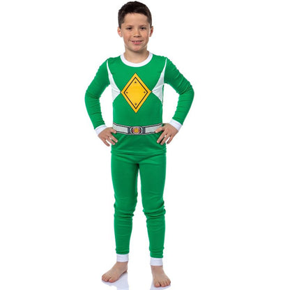 Power Rangers Boys' Red Ranger Classic Character Costume Sleep Pajama Set Red