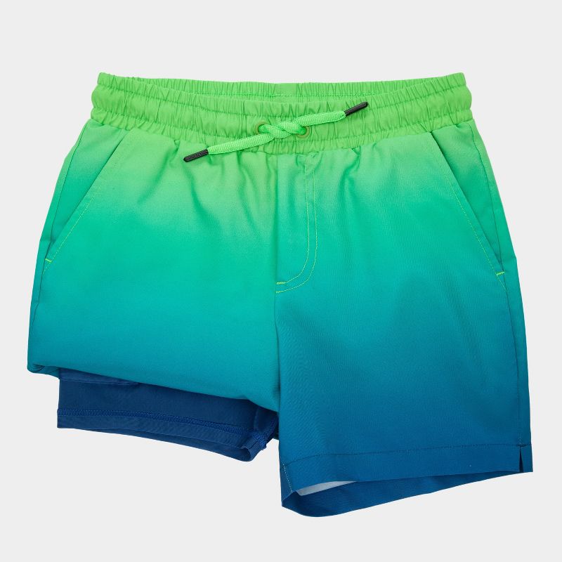 Rokka&Rolla Boys' Swim Shorts with Compression Liner