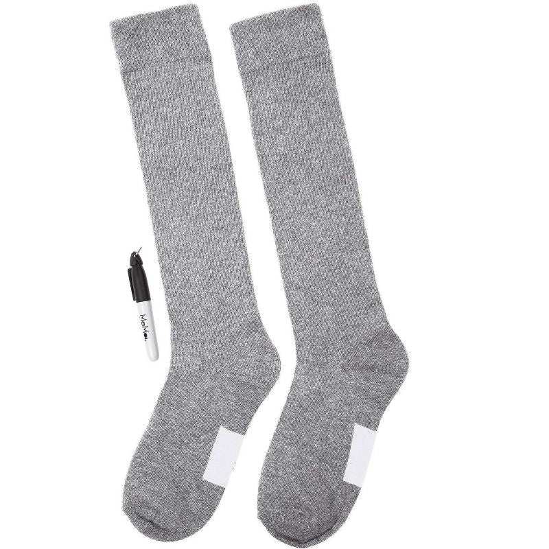 Memoi Write On Camp Kids Cotton Blend Knee High Socks 3-Pack