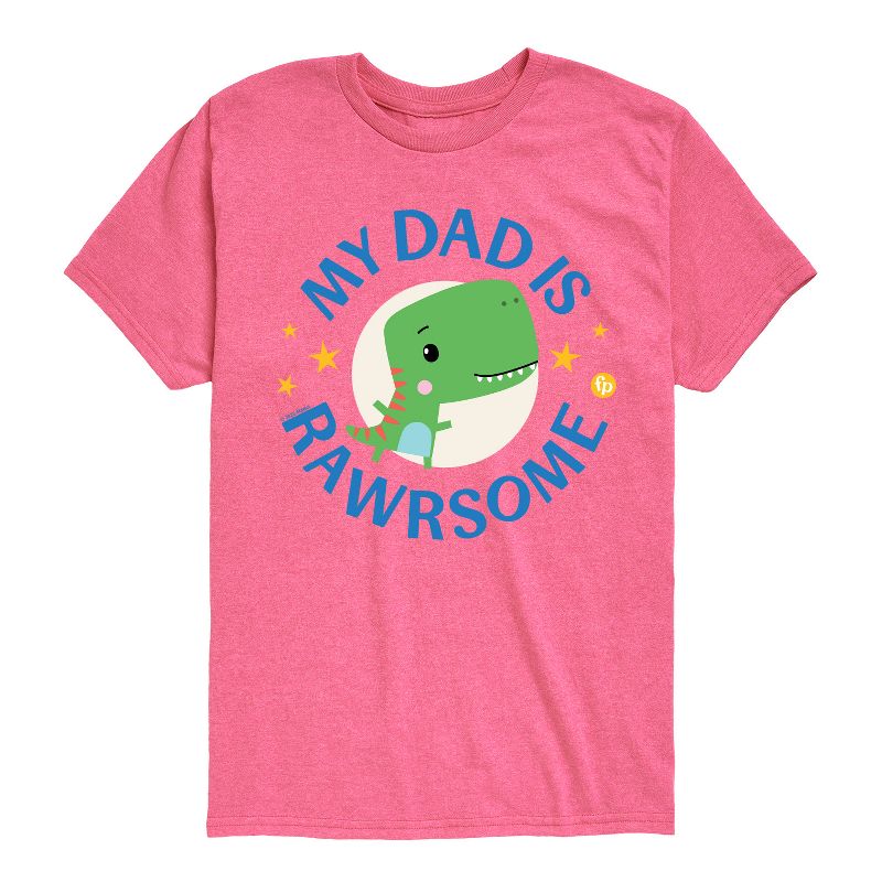 تي شيرت جرافيكي بأكمام قصيرة للأولاد من فيشر برايس - أبي رائع