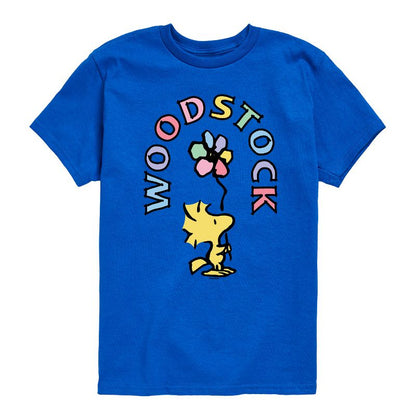 تي شيرت جرافيكي بأكمام قصيرة من وودستوك فلاور للأولاد - بينتس