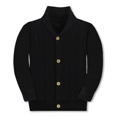 Gioberti Boy's 100% Cotton Knitted Shawl Collar Cardigan Sweater