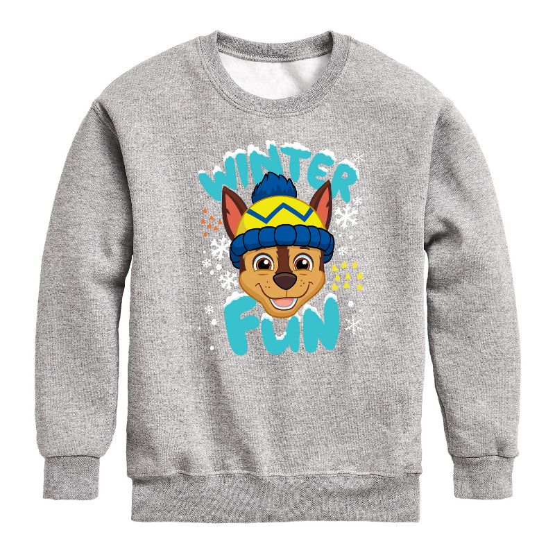 Boys' - Paw Patrol - Keeping Our Cool Graphic Long Sleeve Fleece Sweatshirt