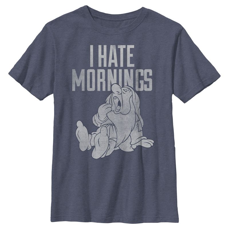 تي شيرت صباحي نعسان من سنو وايت والأقزام السبعة للأولاد