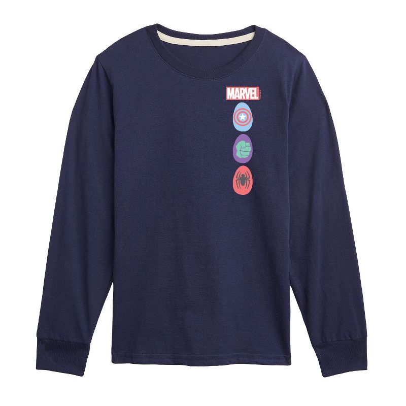 Boys' - Marvel - Easter Long Sleeve Graphic T-Shirt