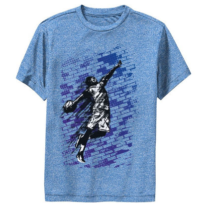 Boy's Lost Gods Basketball Graffiti Performance Tee