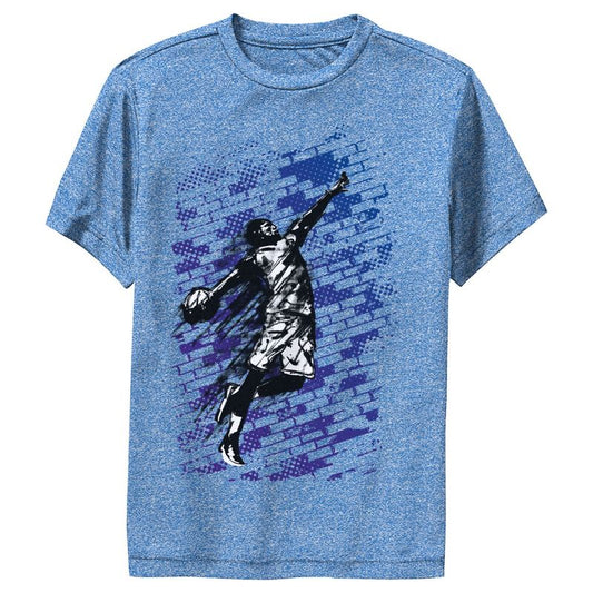 Boy's Lost Gods Basketball Graffiti Performance Tee