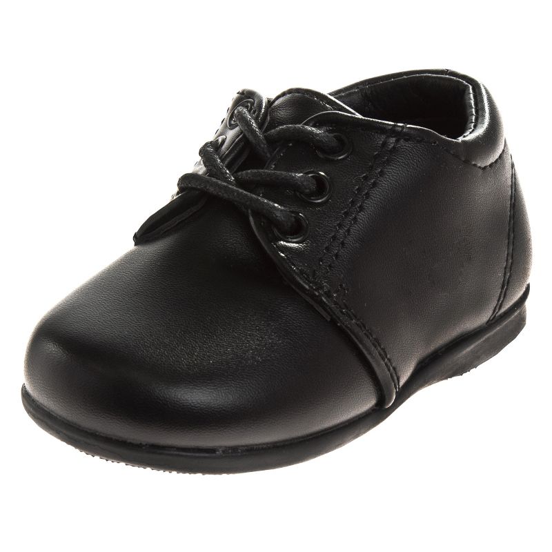 Josmo Baby Boys' First Walking Shoes Non Slip Lace up , Soft, Flexible, and Comfortable for All Day Wear (Infant/Toddler)