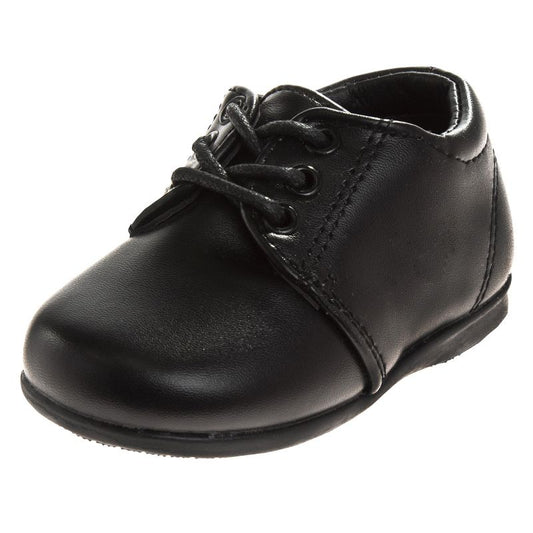 Josmo Baby Boys' First Walking Shoes Non Slip Lace up , Soft, Flexible, and Comfortable for All Day Wear (Infant/Toddler)