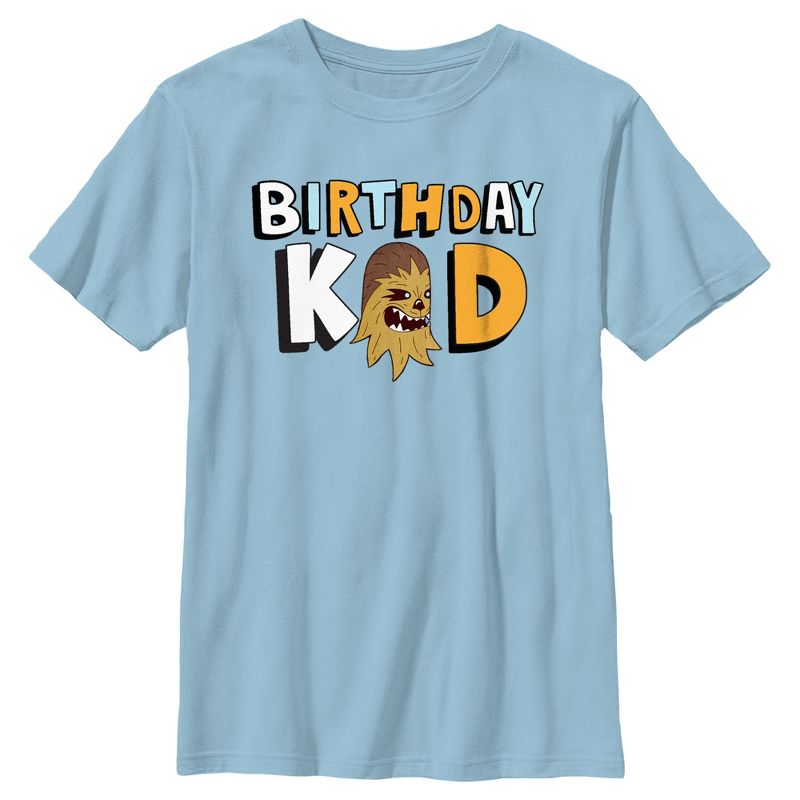 Boy's Star Wars Chewbacca Birthday Kid T-Shirt